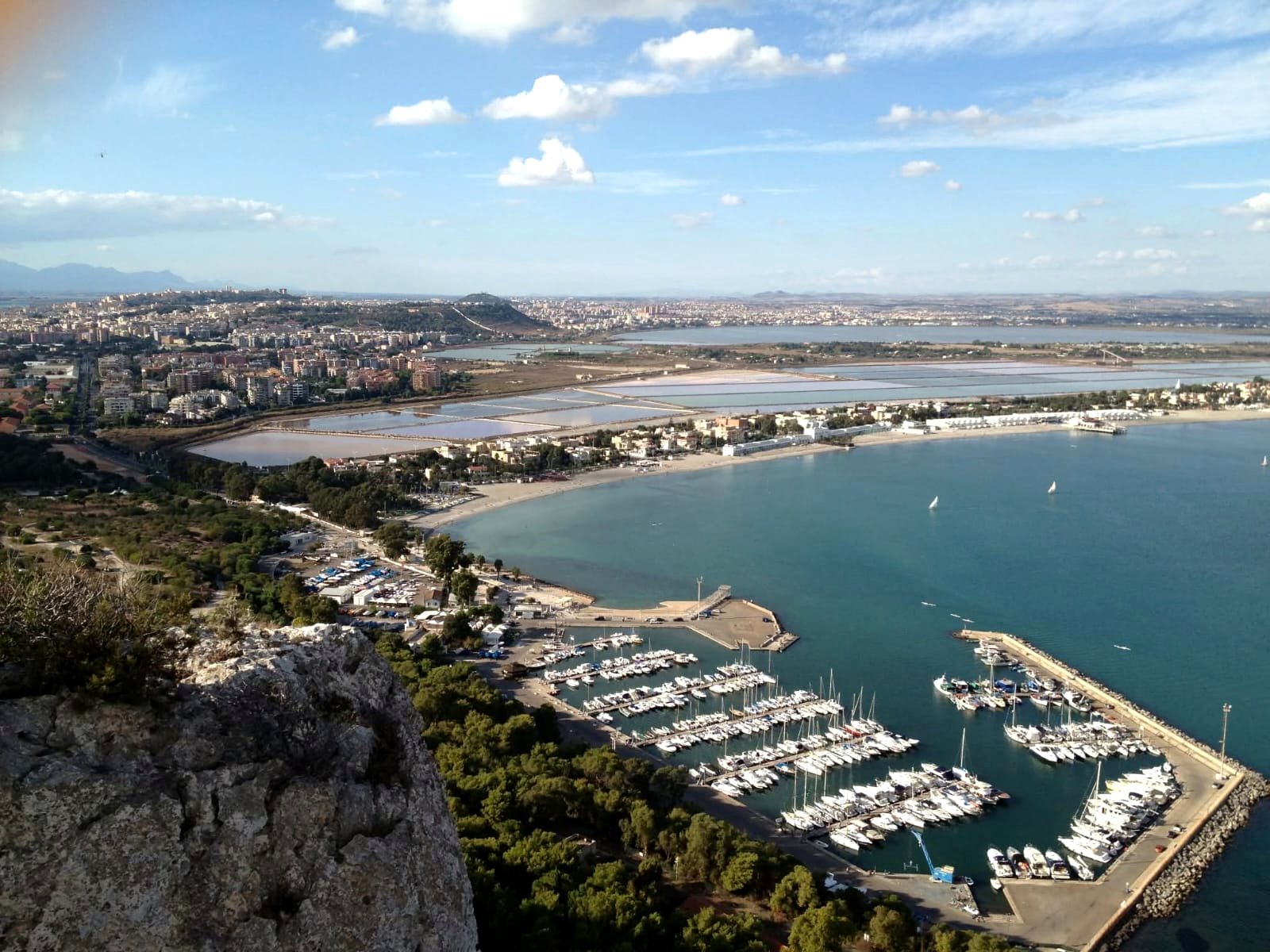 Cagliari dalla Sella del Diavolo